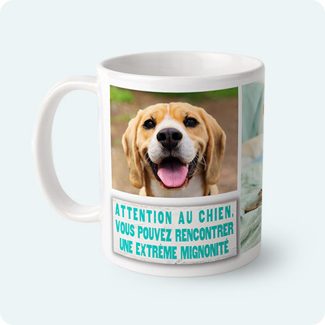 Mugs Photo Personnalis&eacute;s